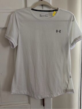 Under Armour White Performance Short Sleeve Tee